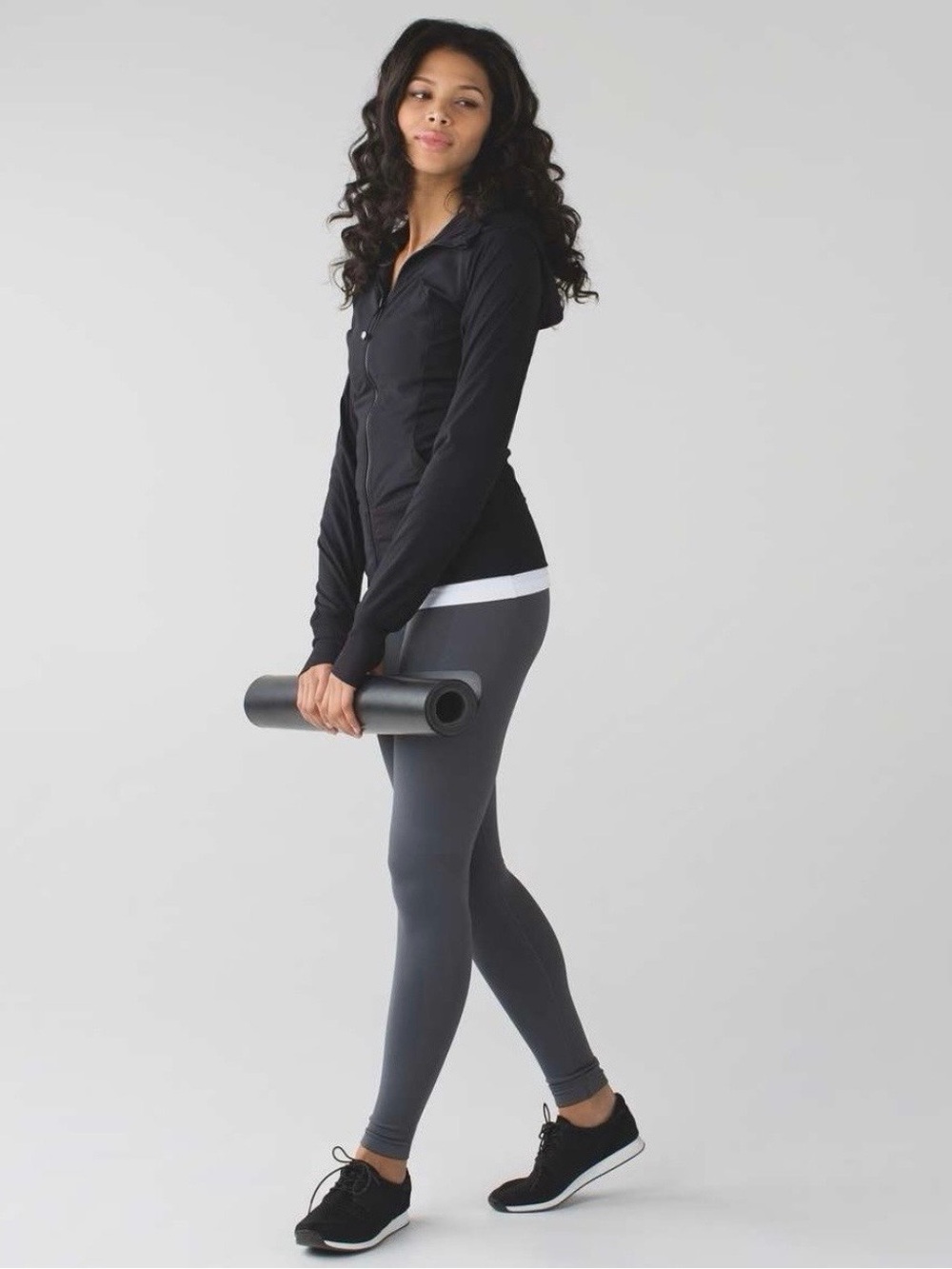 Lululemon Graphite Gray Seamless High-Rise Training Tights Base Layer